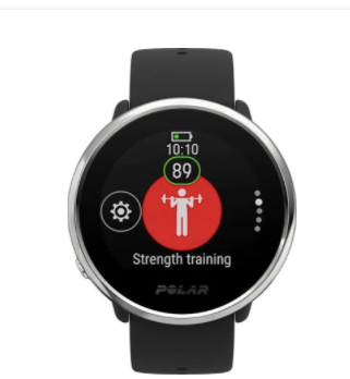 POLAR Ignite Kalp Atış Hızı Takibi ve GPS Fitness Akıllı Saat (M/L, Siyah/Gümüş)