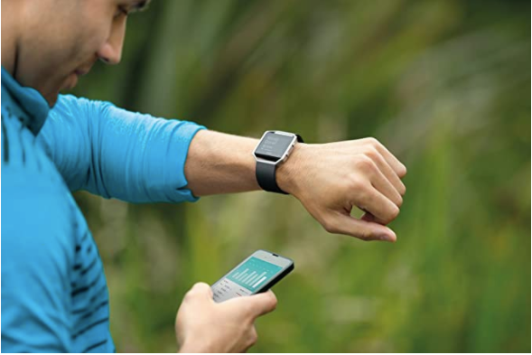 Fitbit Blaze - Kalp Atış Hızı Sensörlü Akıllı Saat -Küçük - Siyah/Gümüş