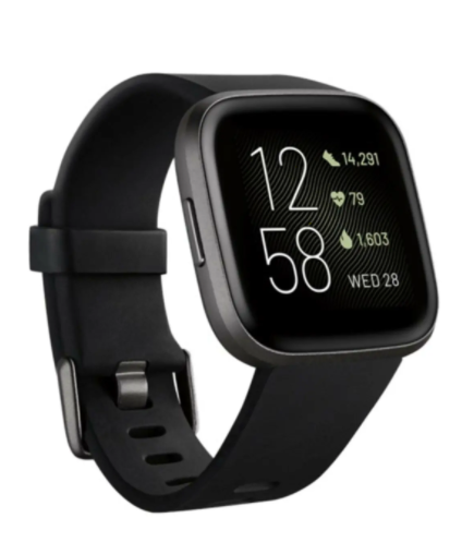 Fitbit Versa 2 Alexa entegre Akıllı Saat Siyah/Karbon Alüminyum