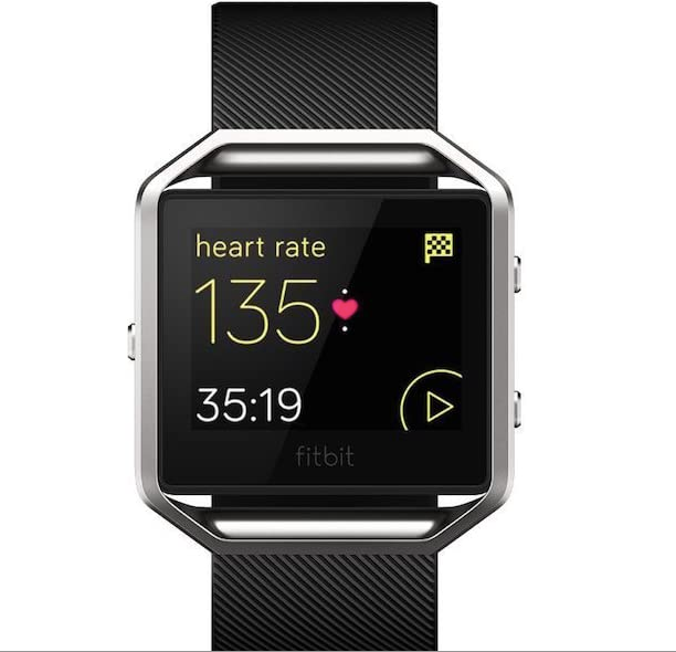 Fitbit Blaze - Kalp Atış Hızı Sensörlü Akıllı Saat -Küçük - Siyah/Gümüş