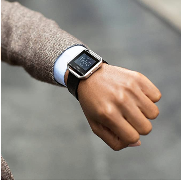 Fitbit Blaze - Kalp Atış Hızı Sensörlü Akıllı Saat -Küçük - Siyah/Gümüş