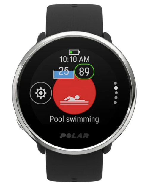 POLAR Ignite Kalp Atış Hızı Takibi ve GPS Fitness Akıllı Saat (M/L, Siyah/Gümüş)